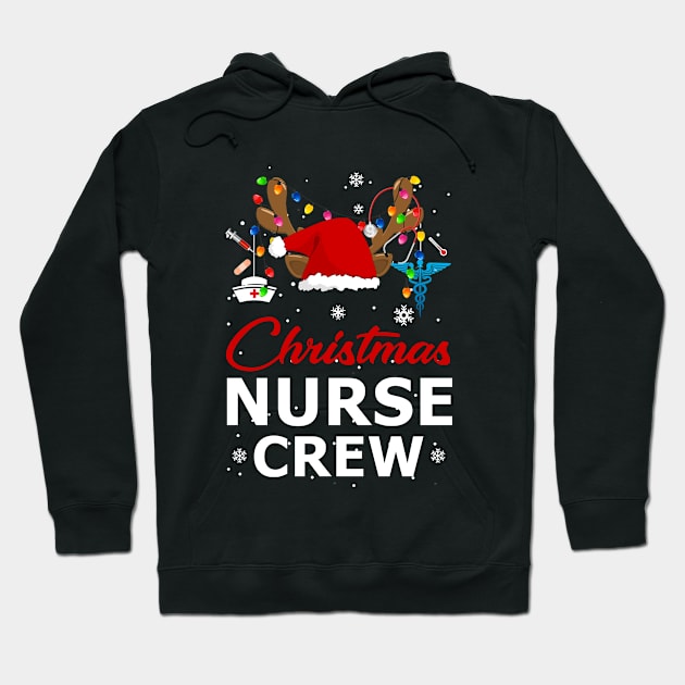 Christmas Nurse Crew Christmas Nurse Hoodie by TeeSky